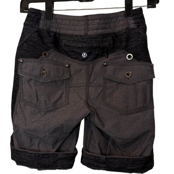 Lululemon Ride On shorts black and grey women's size S - Picture 7 of 8